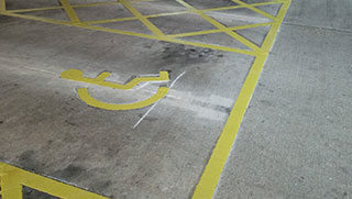 Disabled Bay Markings