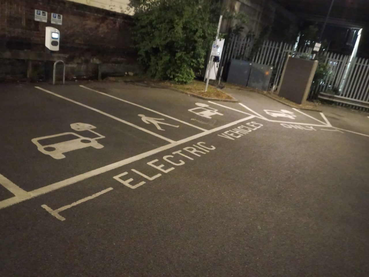 Electric Vehicle Charging Bays APM Lining